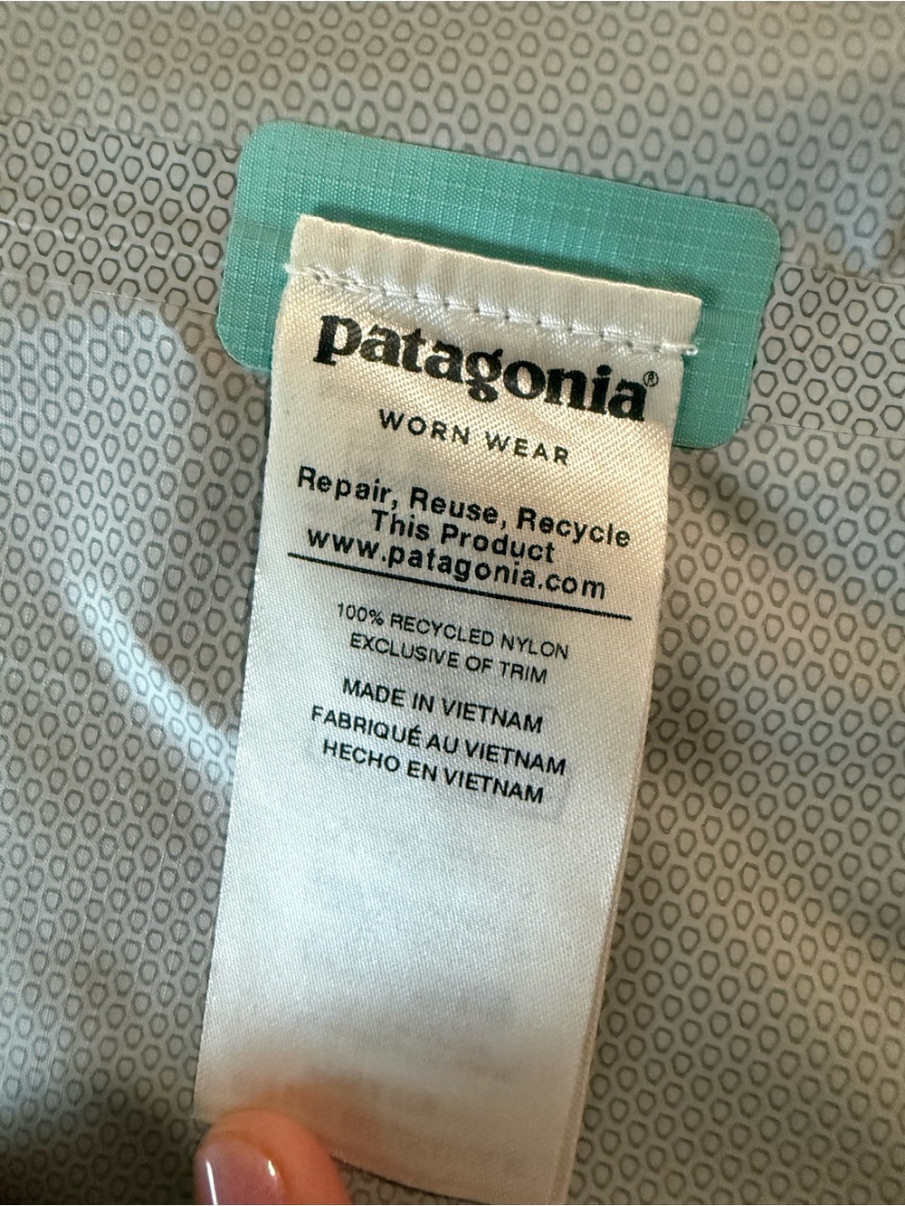 Patagonia Women's Torrentshell Rain Jacket Snowmelt Blue Sz Small - Picture 3 of 6